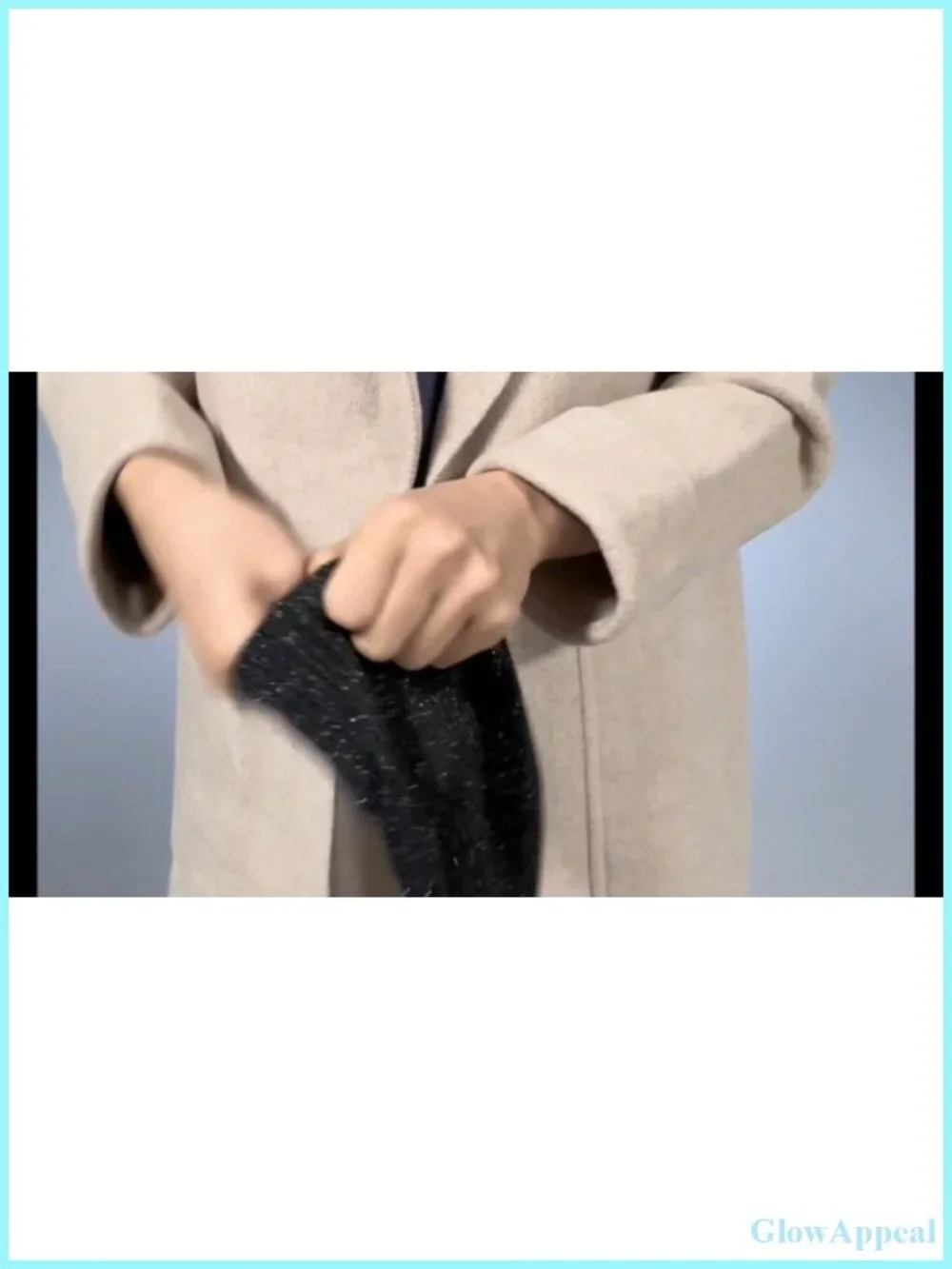 Women's Cashmere Fingerless Arm Warmers Long Gloves Winter Hand Warmers Cozy